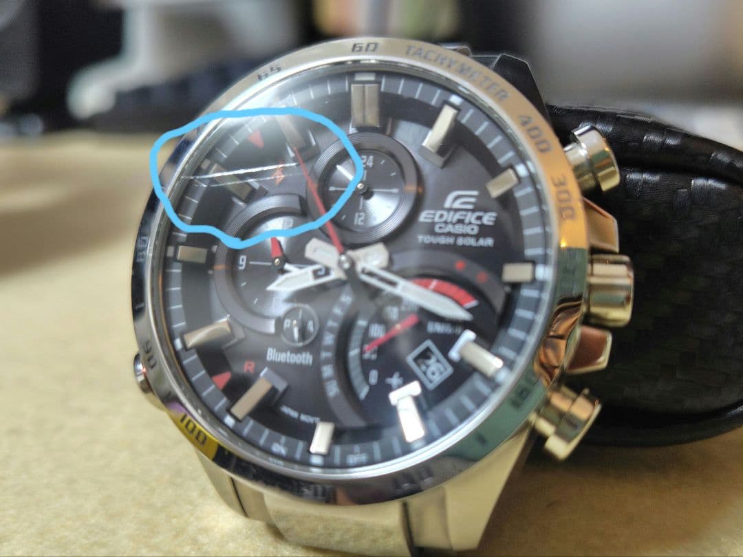 EDIFICE Tough Solar Bluetooth クロノグラフ