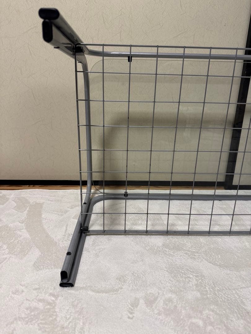 レトロ　80年代　ガラステーブル　センターテーブル　アイアンフレーム