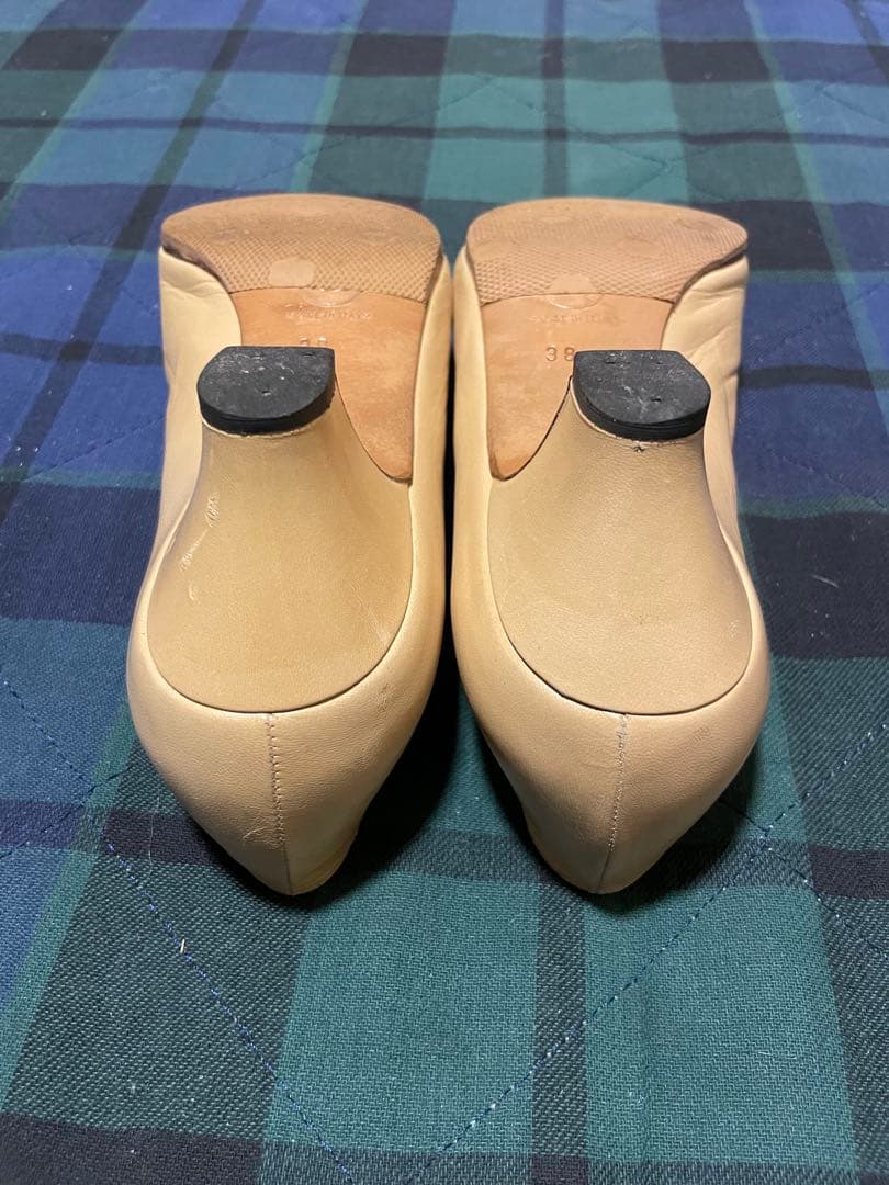 最安値シャネル　CHANEL ヴィンテージ　2トーンパンプス　バイカラーレザー