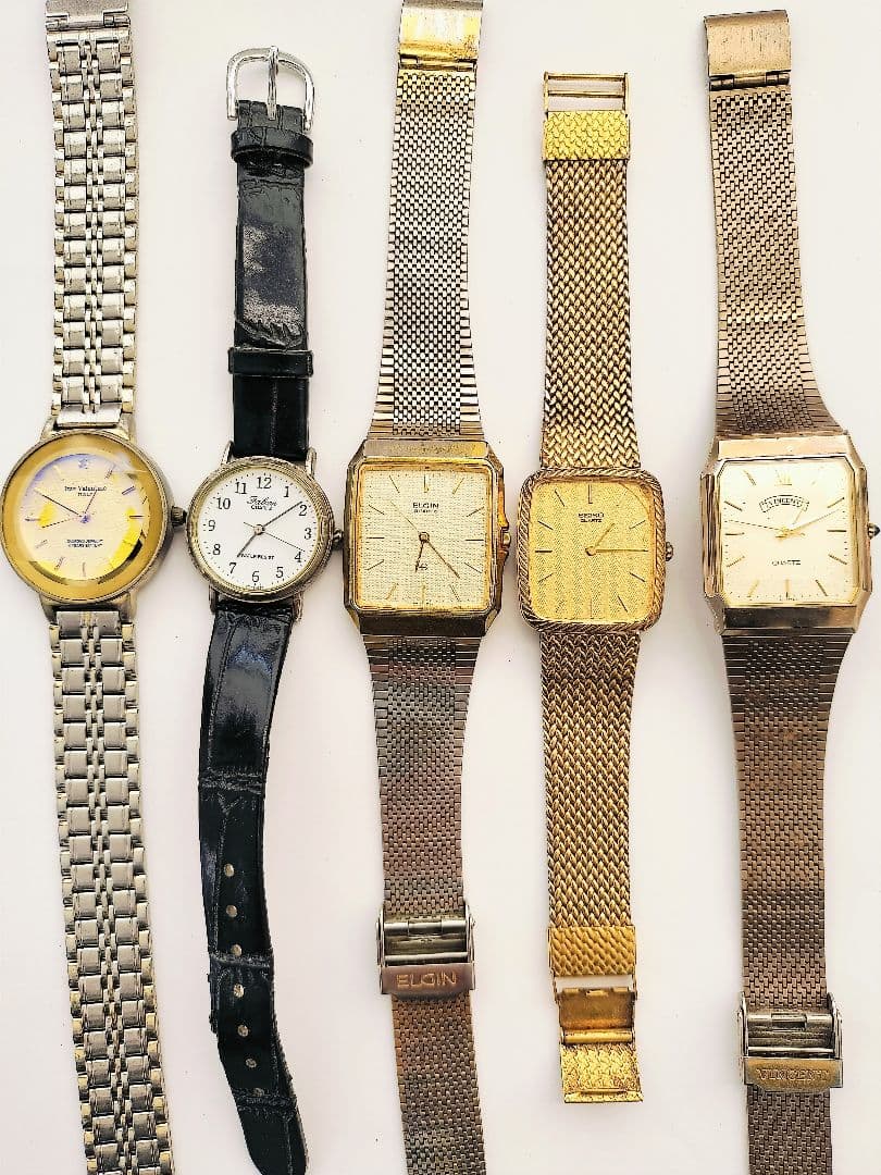 ジャンク時計50本セット オメガ/ロンジン/ティソ/ドルチェ/シチズン等まとめて