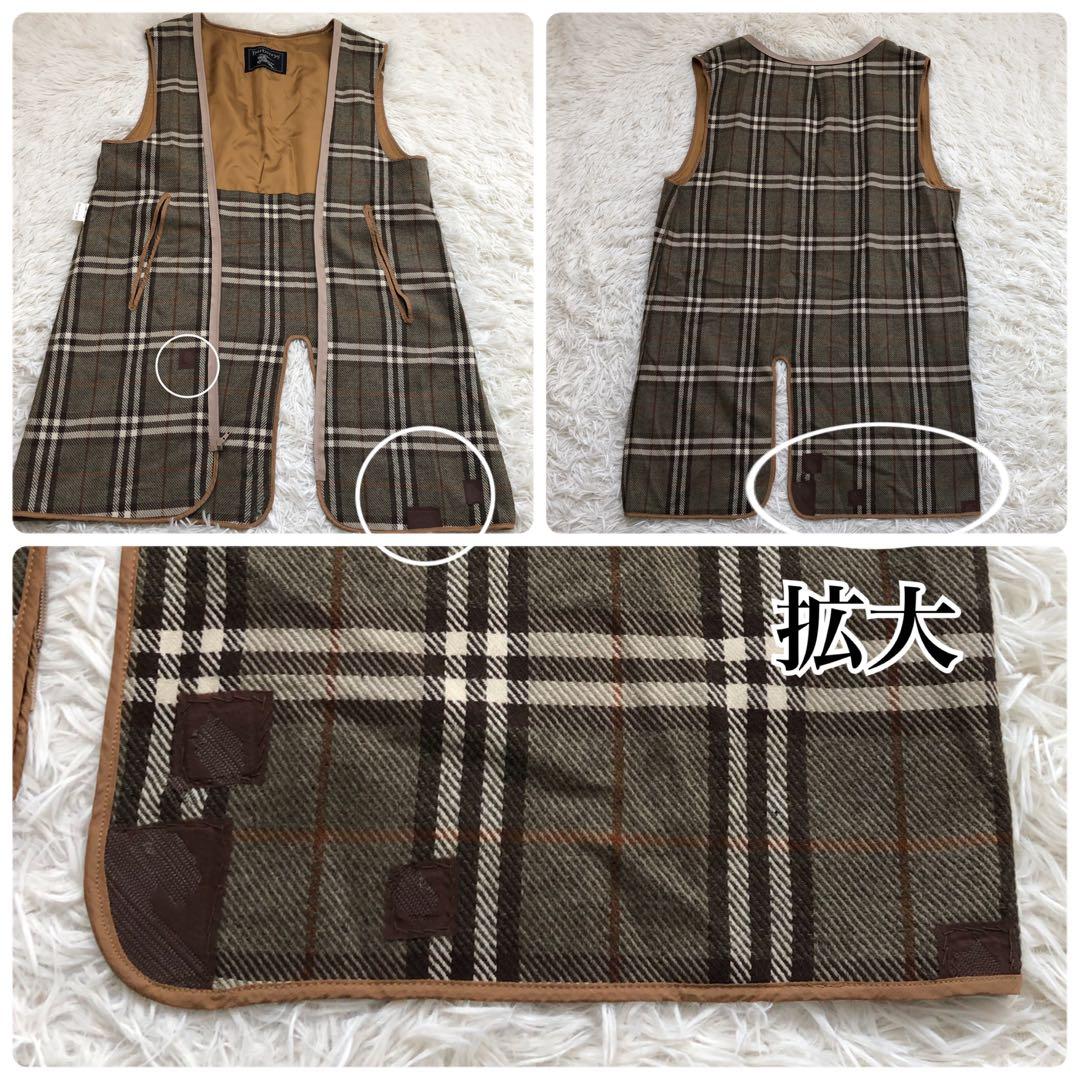 激レア✨ロゴ柄　バーバリー　トレンチコート　ライナー　襟付き 4way ベルト