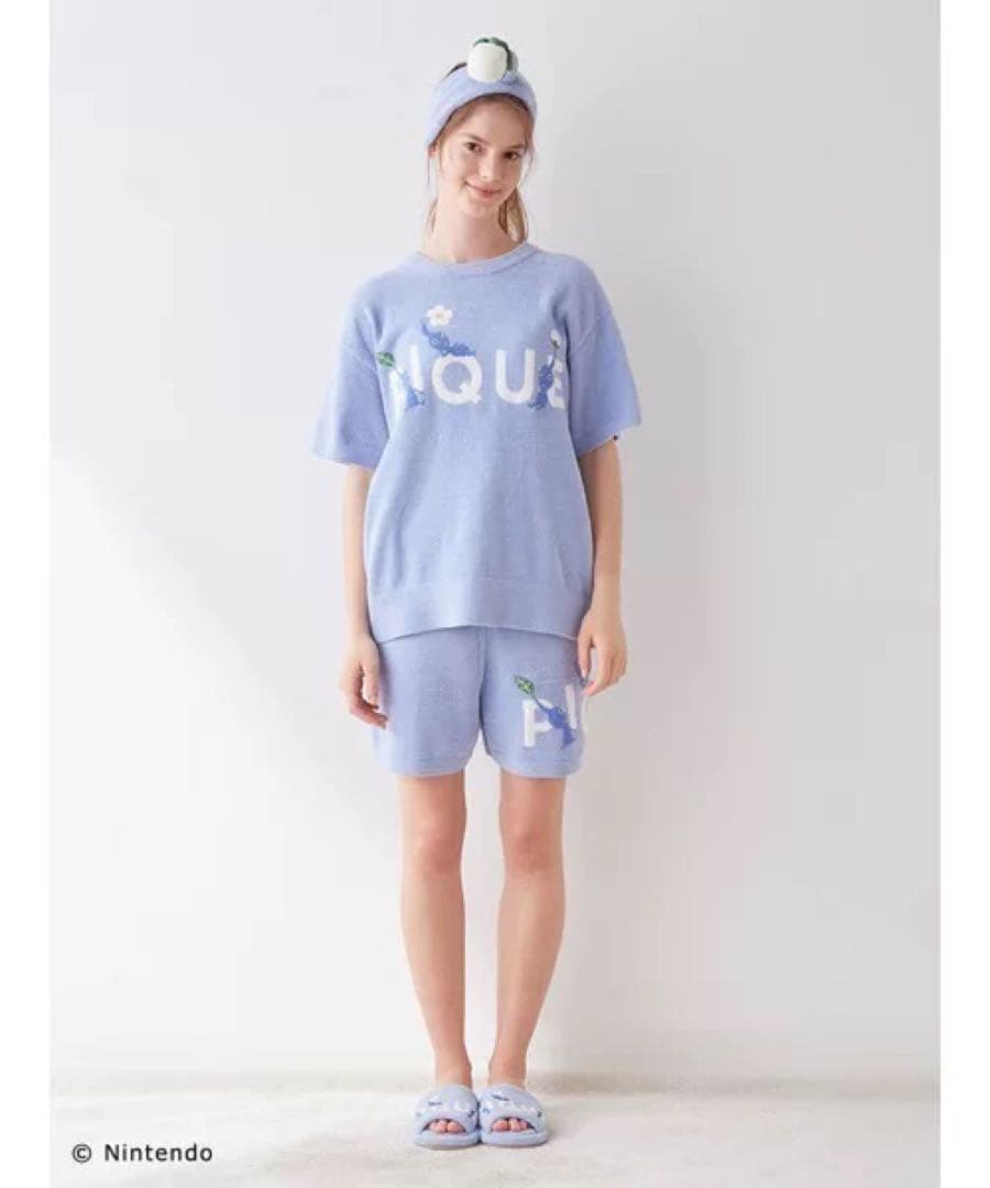 gelato pique ピクミン ルームウェア ブルー コラボ 青ピクミン