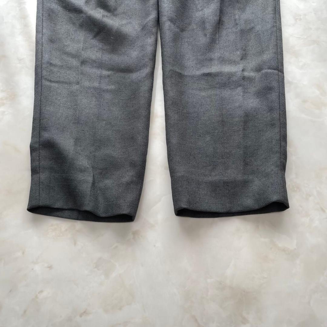 未使用級　グリーンレーベルリラクシング　セット　パンツスーツ　ノーカラー　S　M