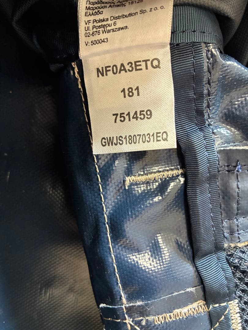 THE NORTH FACE ノースフェイス　ボストンバッグ ネイビー　95L