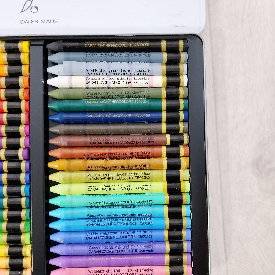 カランダッシュ ネオカラー2 　40色セット 水溶性クレヨン 画材 スイス製