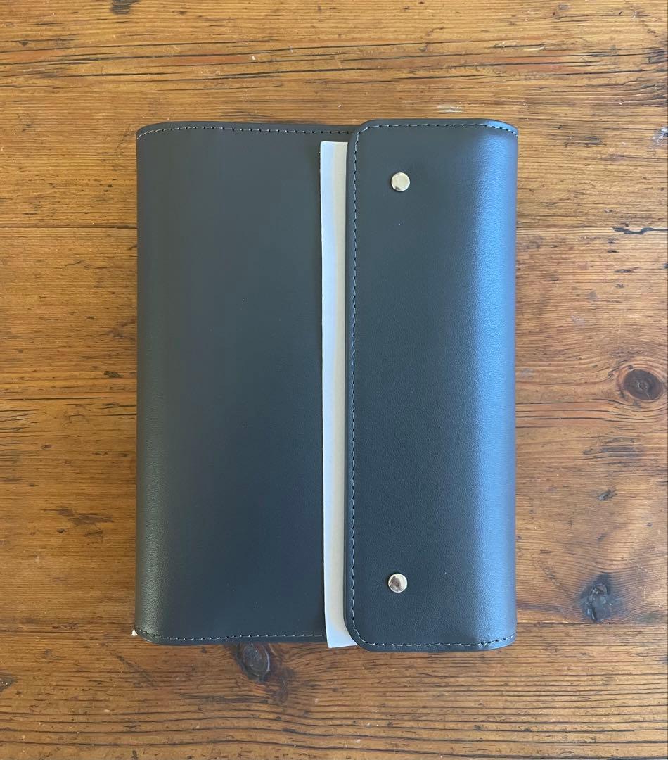 ほぼ日手帳カバー 2025 Charcoal Gray