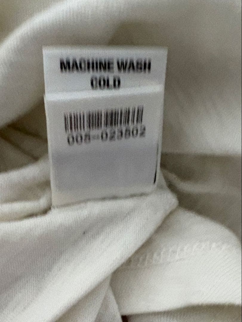 CHROME HEARTSラグラン ロンt ホワイト/グレー raglan