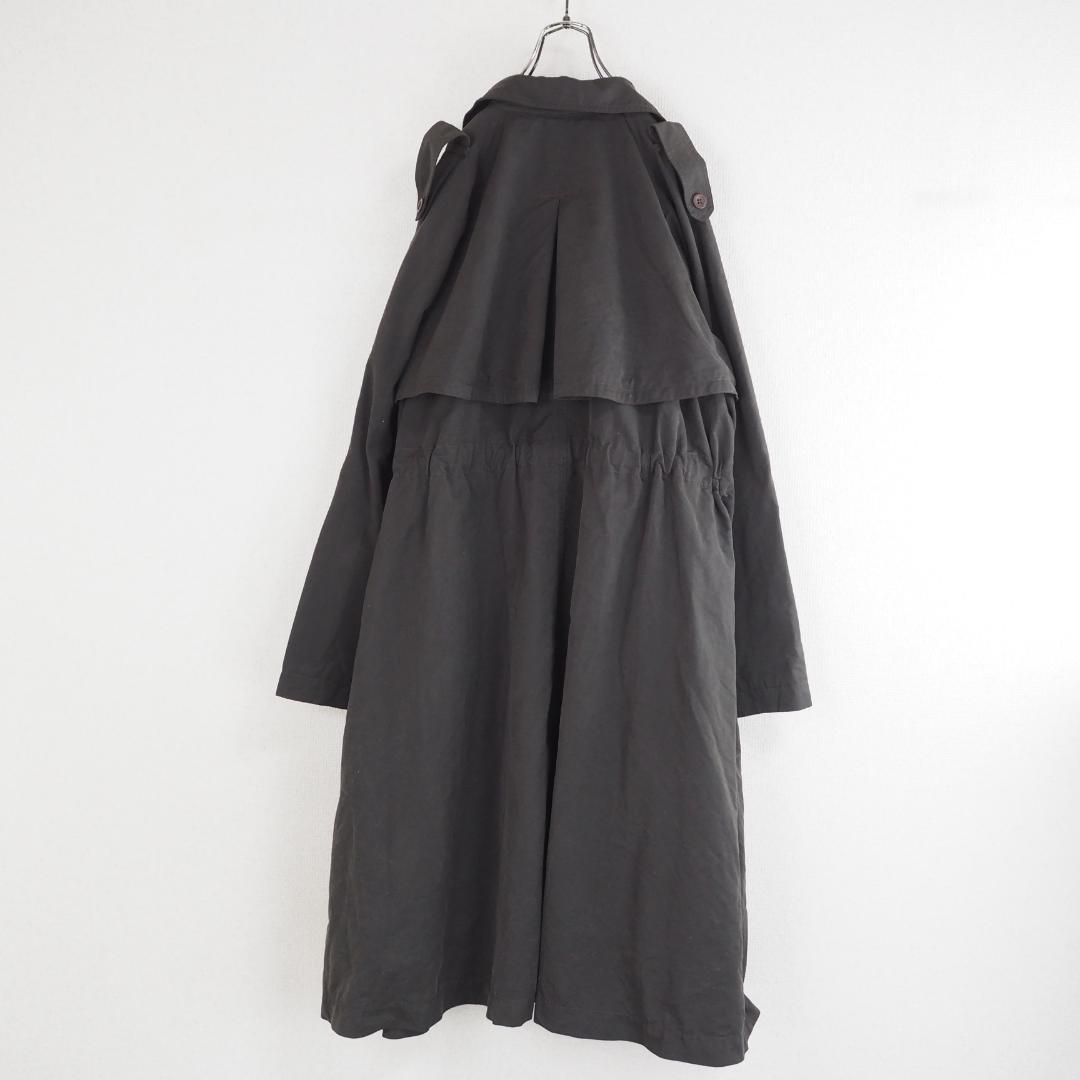 A4312★美品★TOKUKO1erVOL*トレンチコート*ロング丈*9*焦げ茶