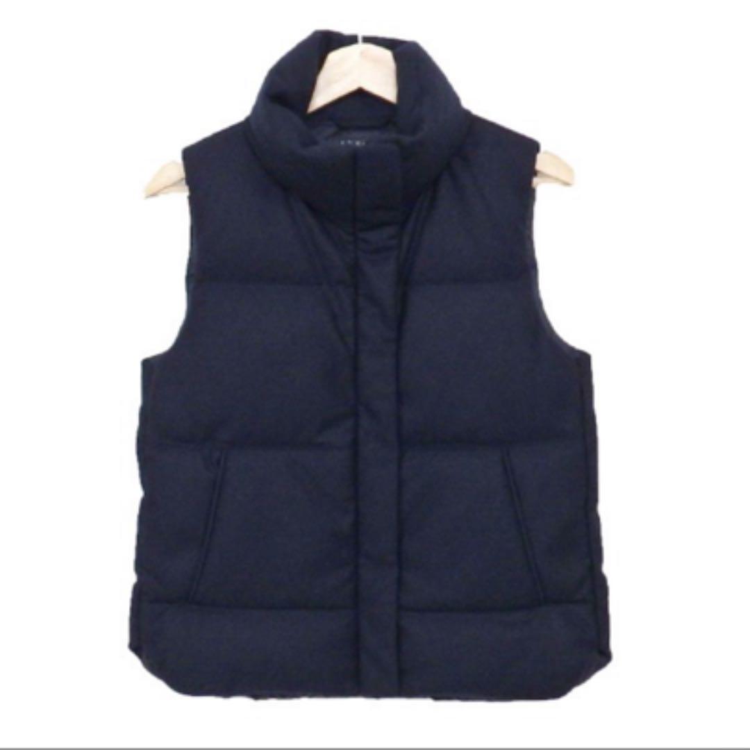 ‼️本日のみ値下‼️セオリー◆3.6万◆上質ダウンベスト◆ブルゾン◆ネイビー