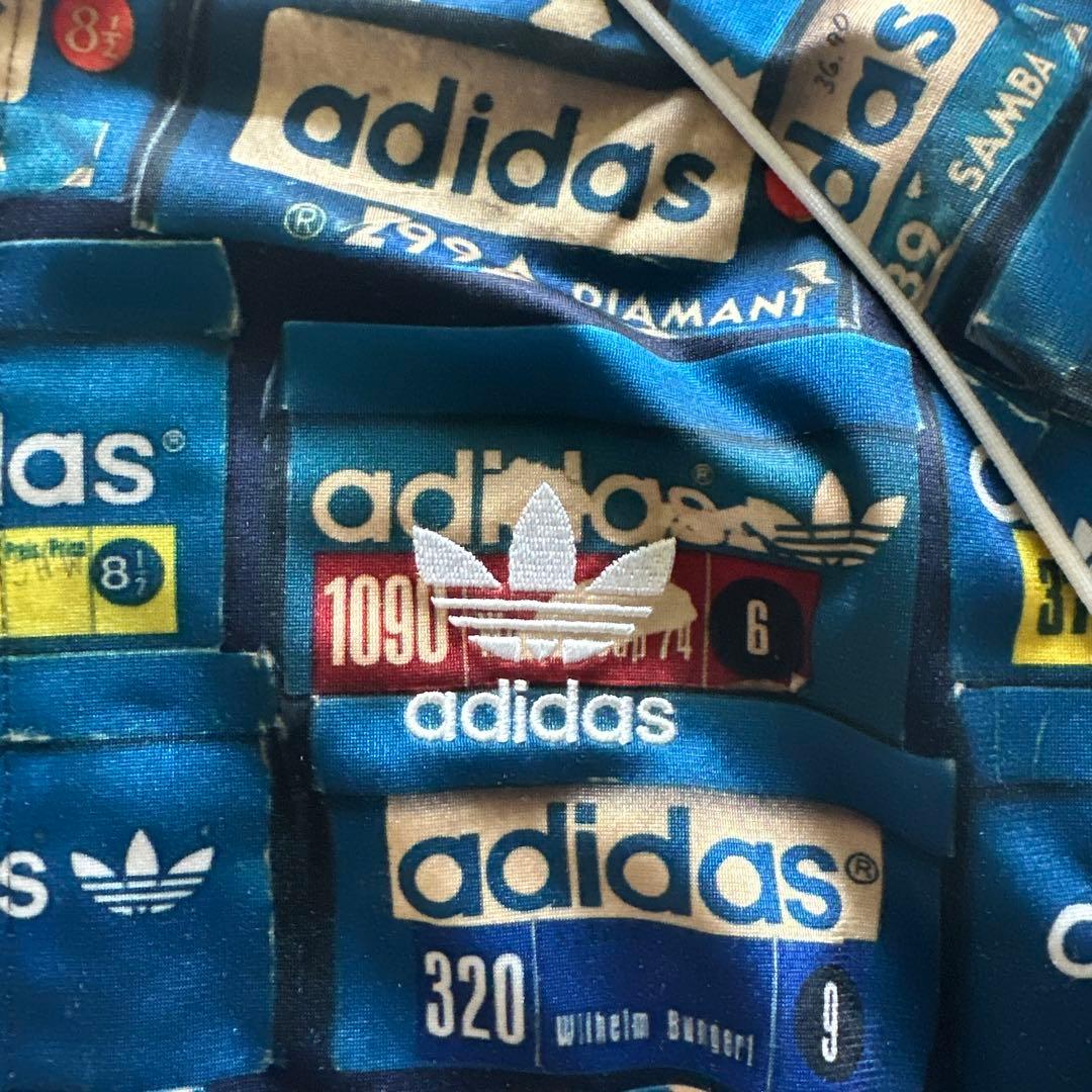 adidas リバーシブル　セットアップ　スウェット　ジャージ　M 総柄