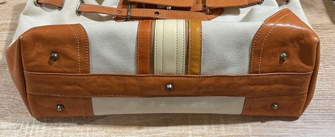 専用　genten ゲンテン　ボストンバッグ　キャンバス　レザー　南京錠