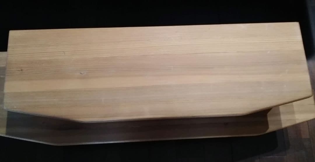 テレビ台（杉集成材、無塗装） ハンドメイド