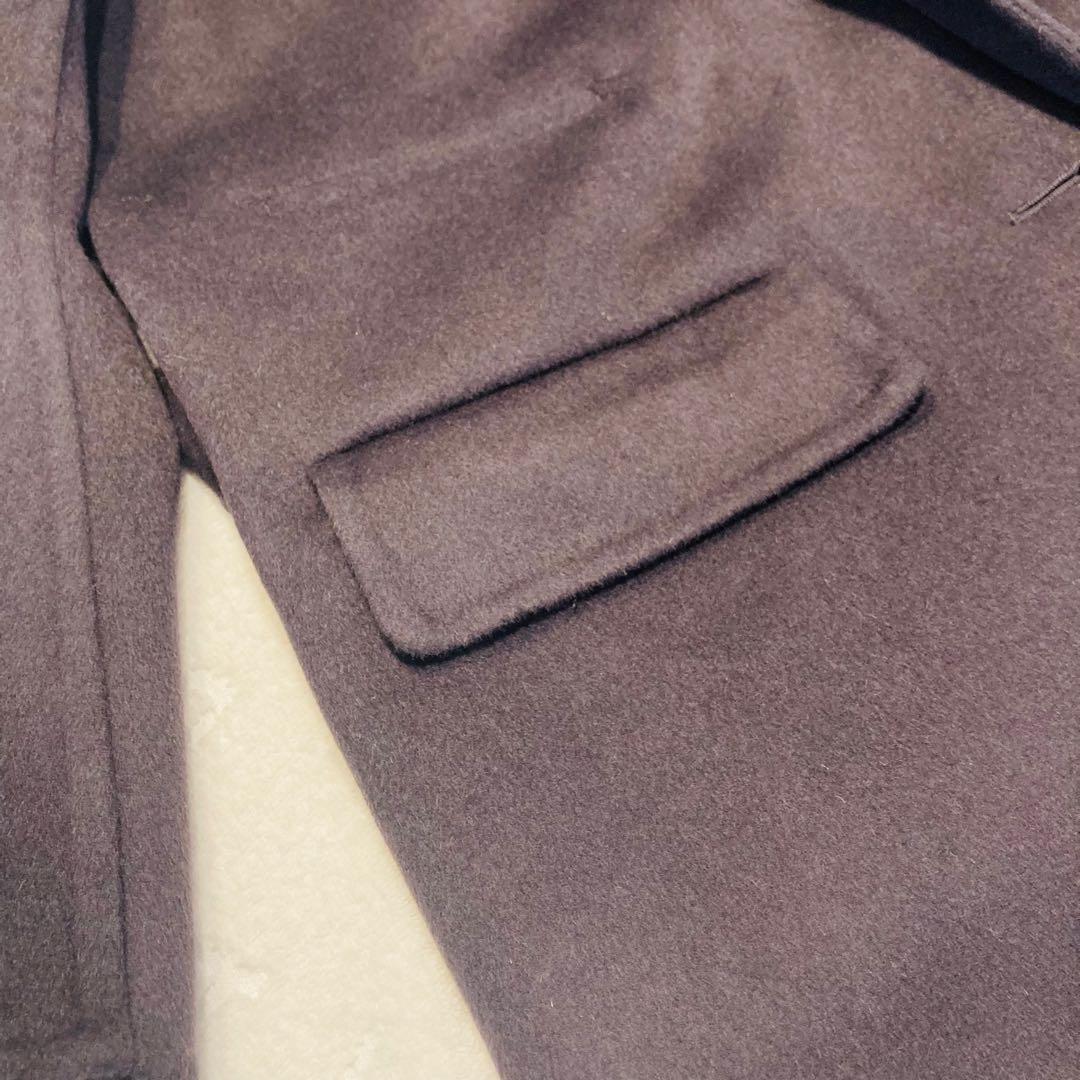 新品未使用タグ付　ユニクロ+J カシミヤブレンドチェスターコート ダークグレー