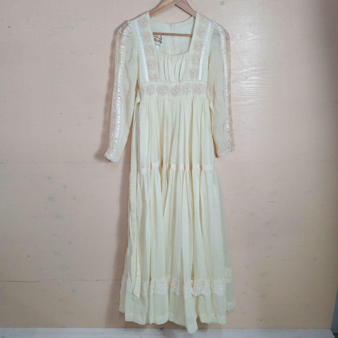 12.20◎S687E◎ヴィンテージ◎GUNNE SAX◎ロングドレス◎マキシ