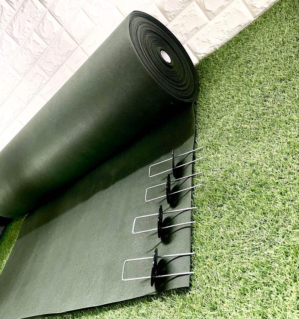 防草シート.雑草成長を抑制 1mx 50m耐久性約8年、高透水性、園芸、農業用