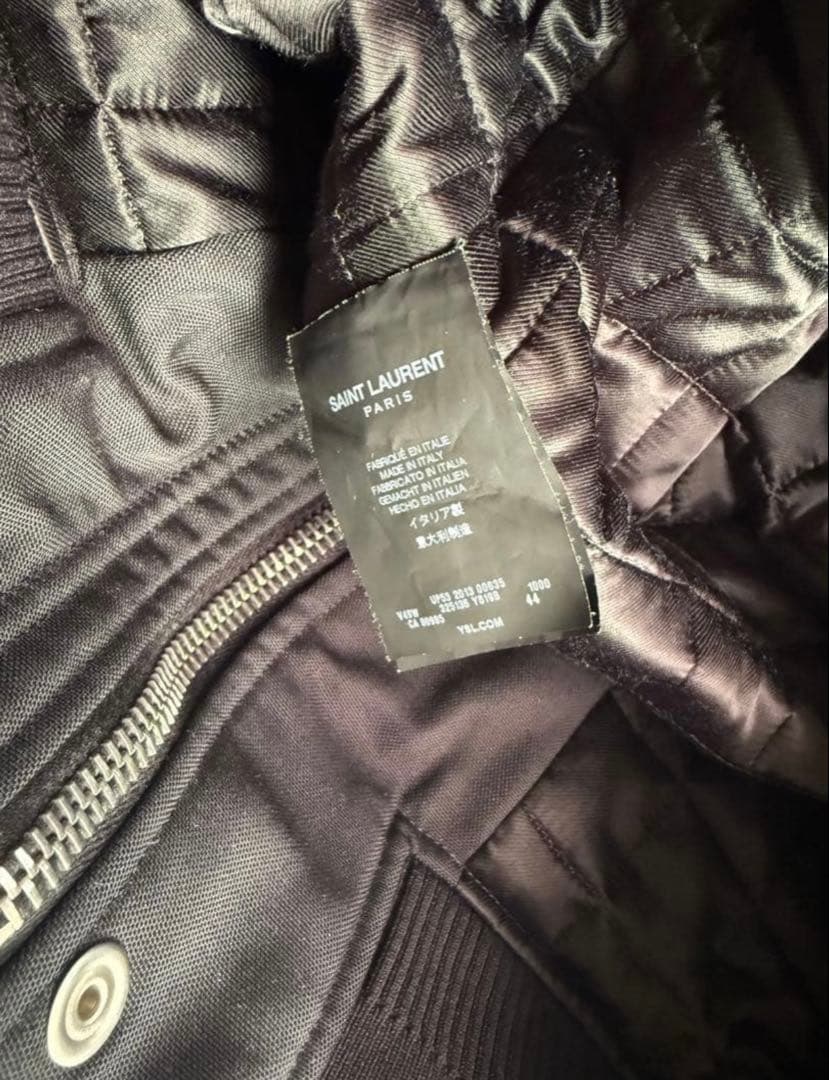 SAINT LAURENT PARIS ファーブルゾンジャケット エディ期