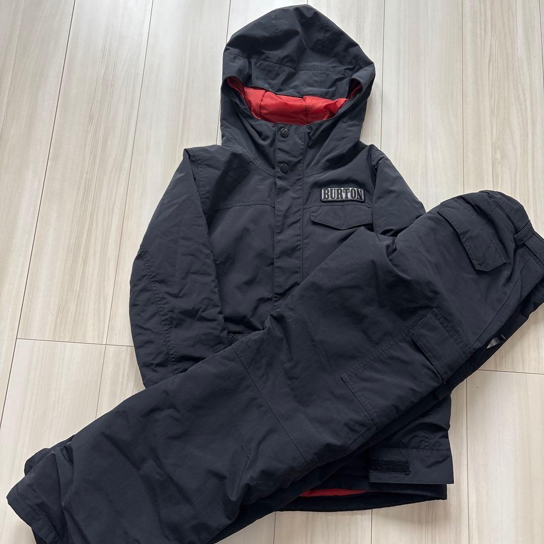 BURTON ジュニアスノーボードウェアセット ウェアM パンツL