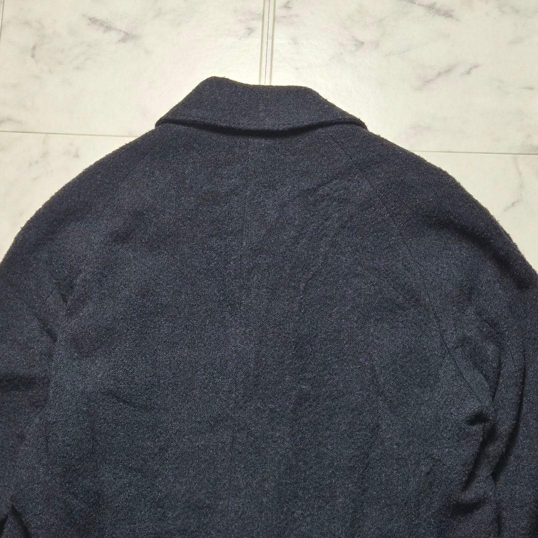 【美品】ユニバーサルランゲージ ステンカラーコート カノニコ ベルト LL