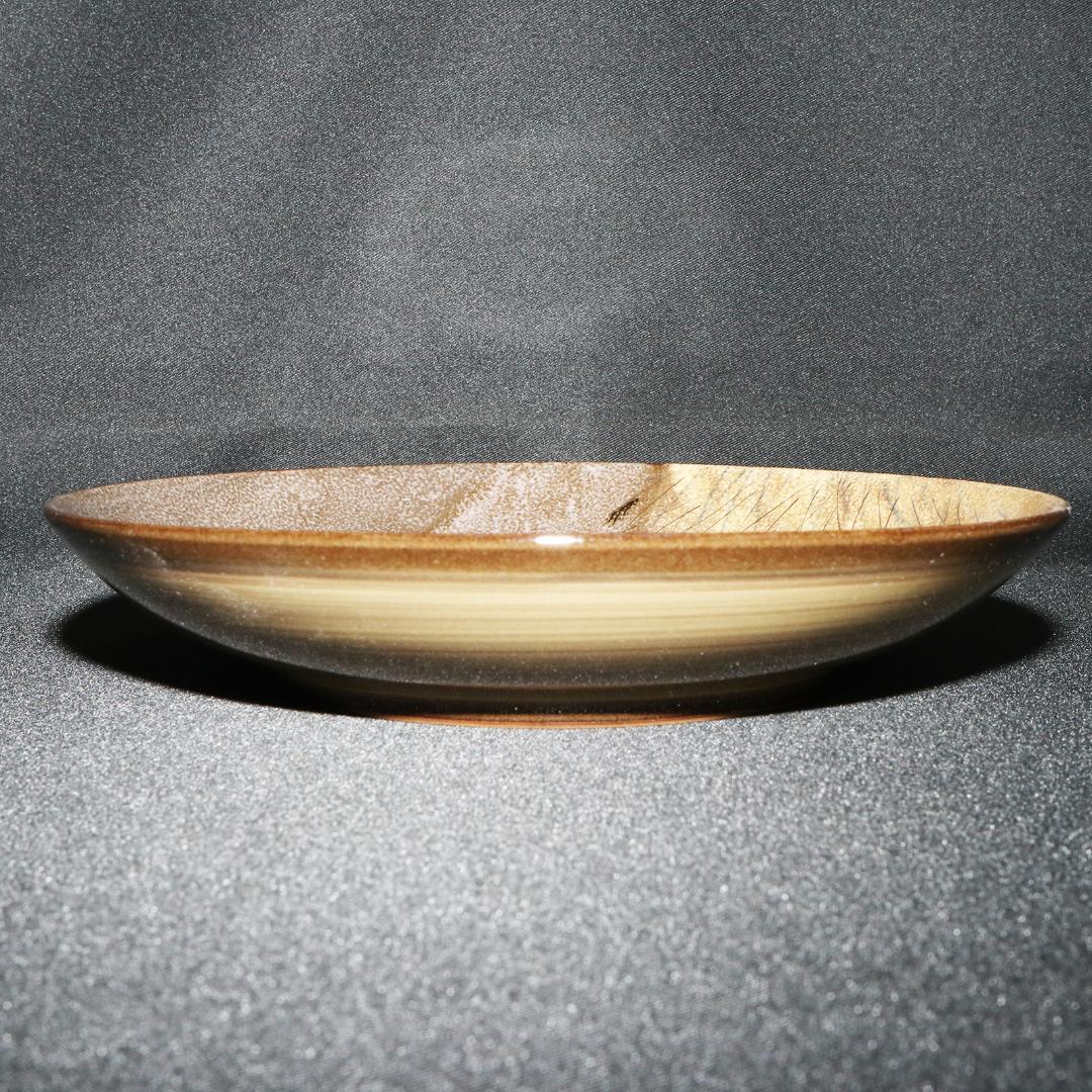 十三代 横石臥牛 臥牛窯 穂波うさぎ 皿 プレート