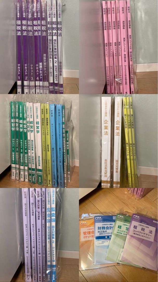 ppppechim77　 25年目標　CPA会計学院 論文フルセット