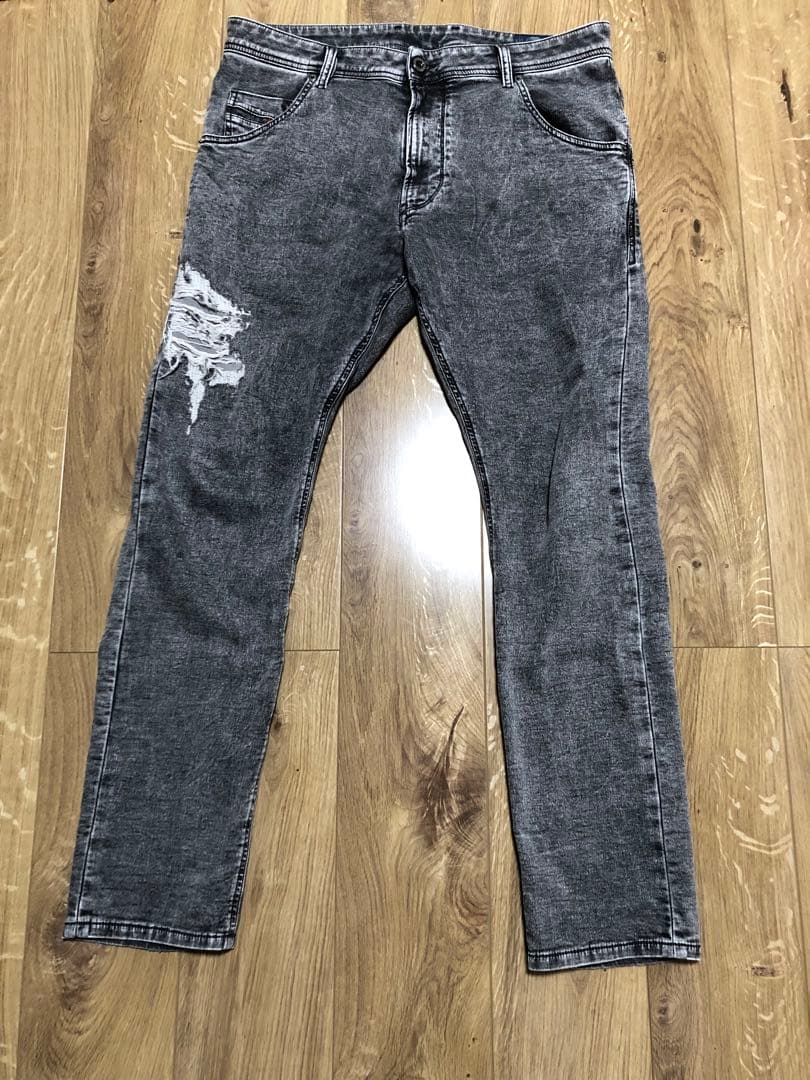 【美品】ディーゼル joggjeans krooley-t グレー size33
