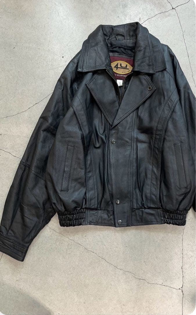 ヴィンテージライダースジャケット　本革レザー