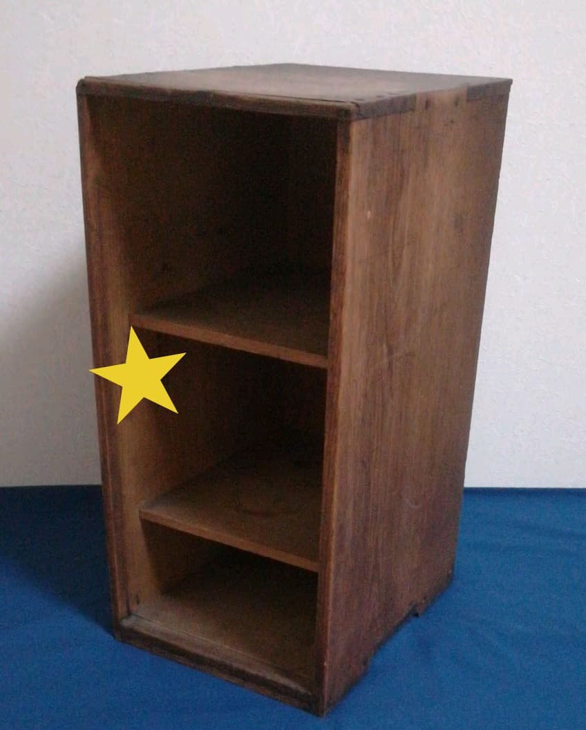 antique 古道具☆レトロ 木製茶道具箱☆匿名配送