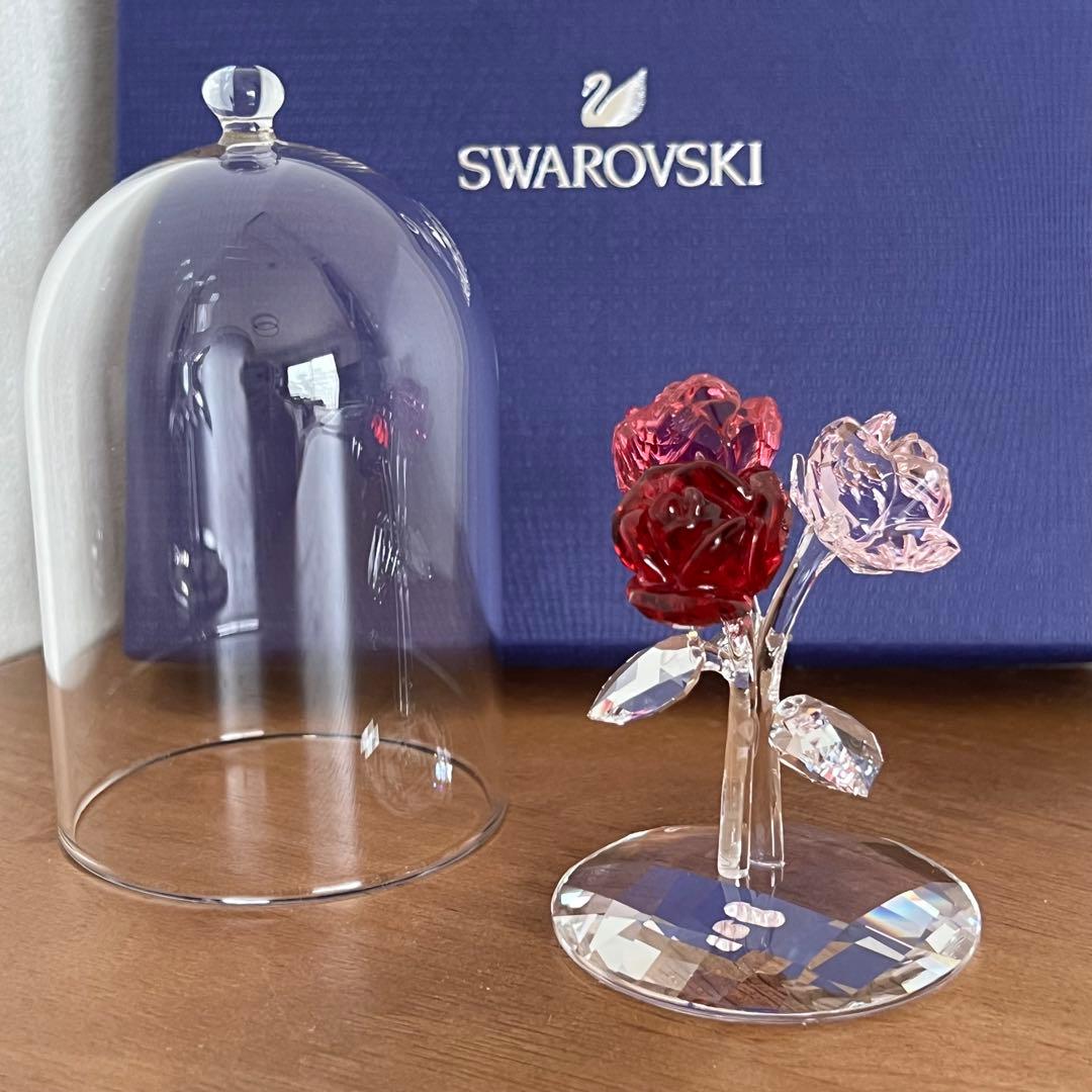 【新品未使用】SWAROVSKI ローズブーケ