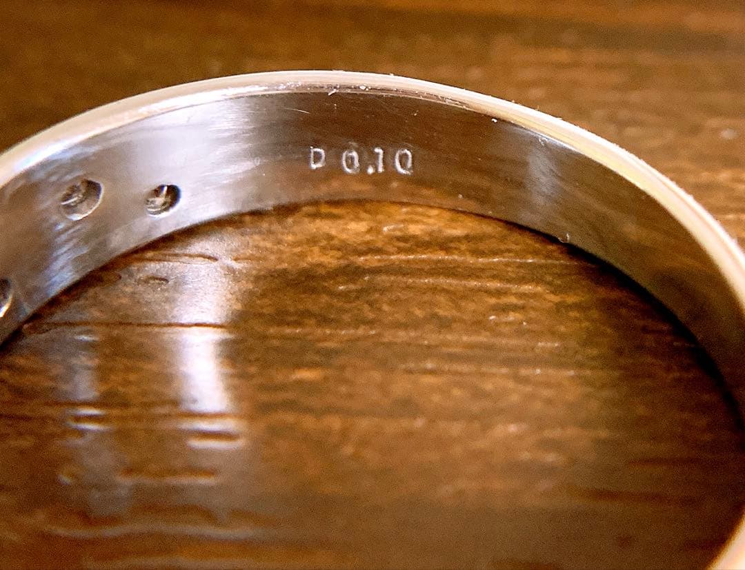 約5g✨13号❗️PD0.10CT✨プラチナドッツピンクダイヤモンドリング