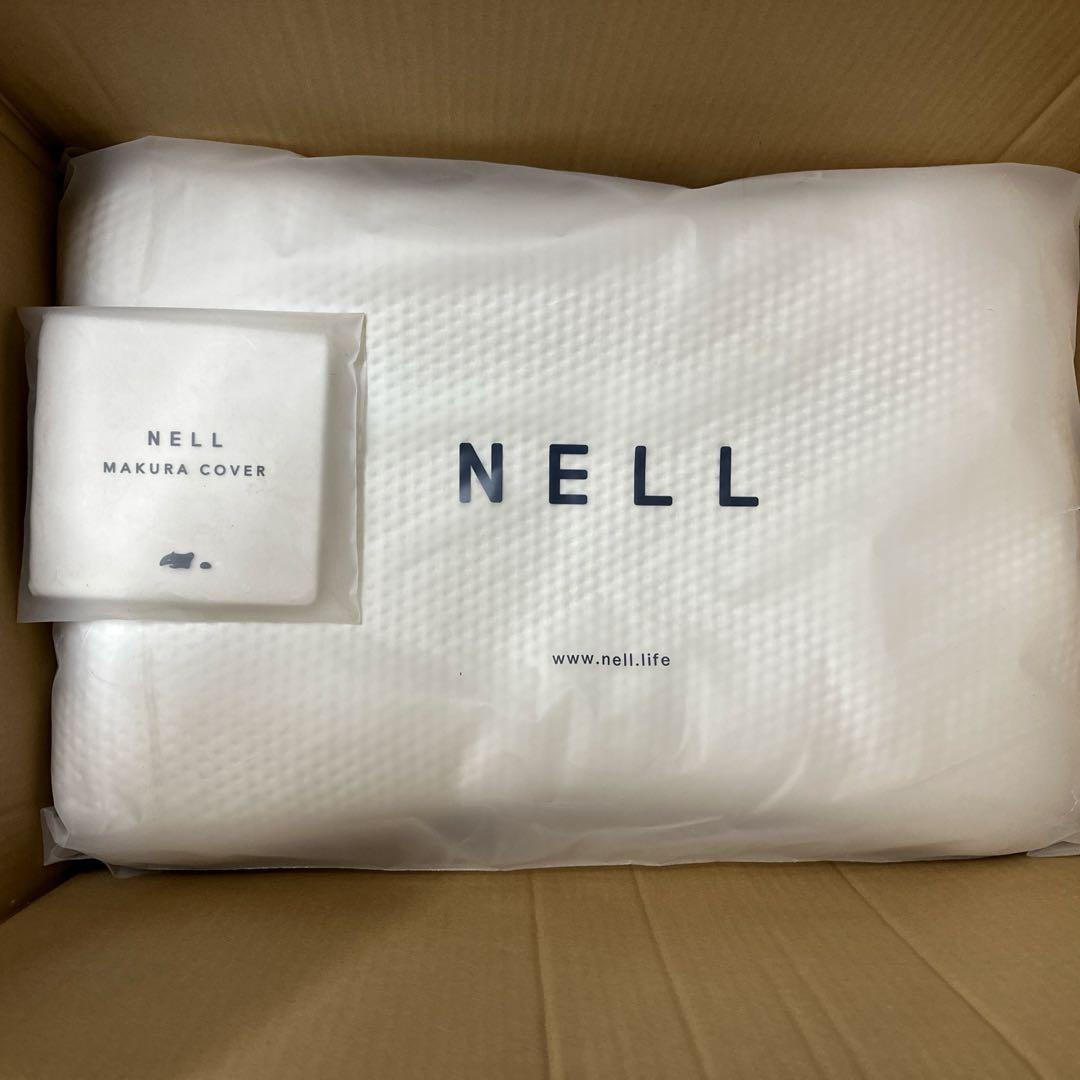 NELLまくら オフホワイト ホワイトカバーをお付けします