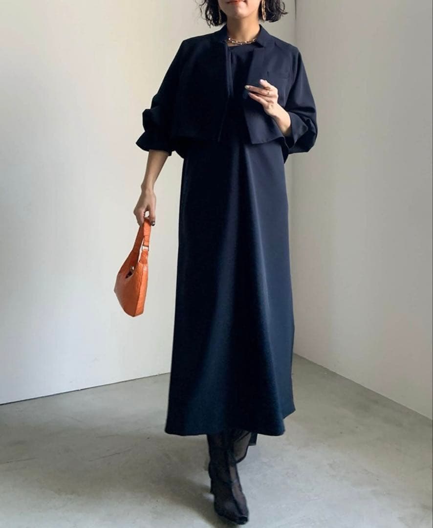 Ameri otonaMUSE セットアップ　ショートジャケット