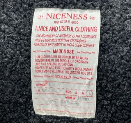 トップス niceness 25SS WoolCashmereBoa SweatHoody