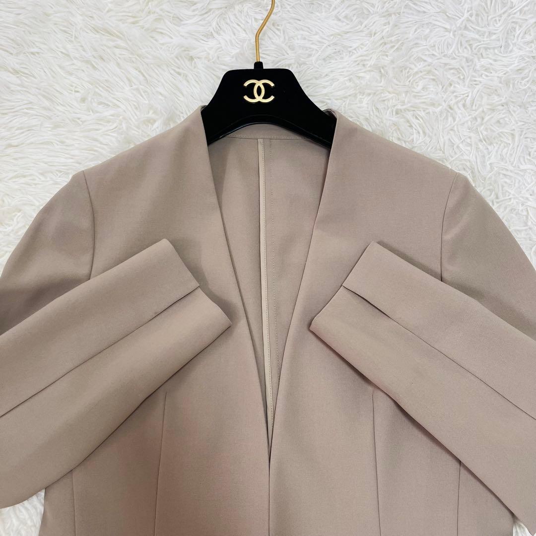 美品✨ プラステ2WAYライトストレッチカラーレスジャケットパンツセットアップS