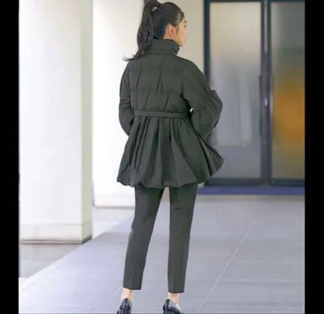 新品タグ付　2wayバルーンペプラムフーディーダウンコート♡ルイルエブティック