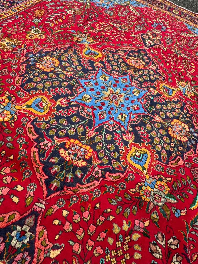 ペルシャ 手織り タブリーズ 絨毯