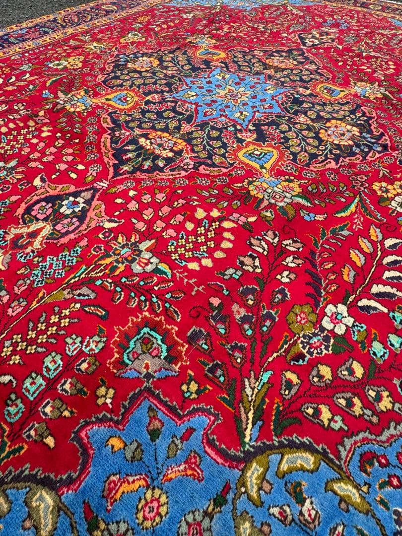 ペルシャ 手織り タブリーズ 絨毯