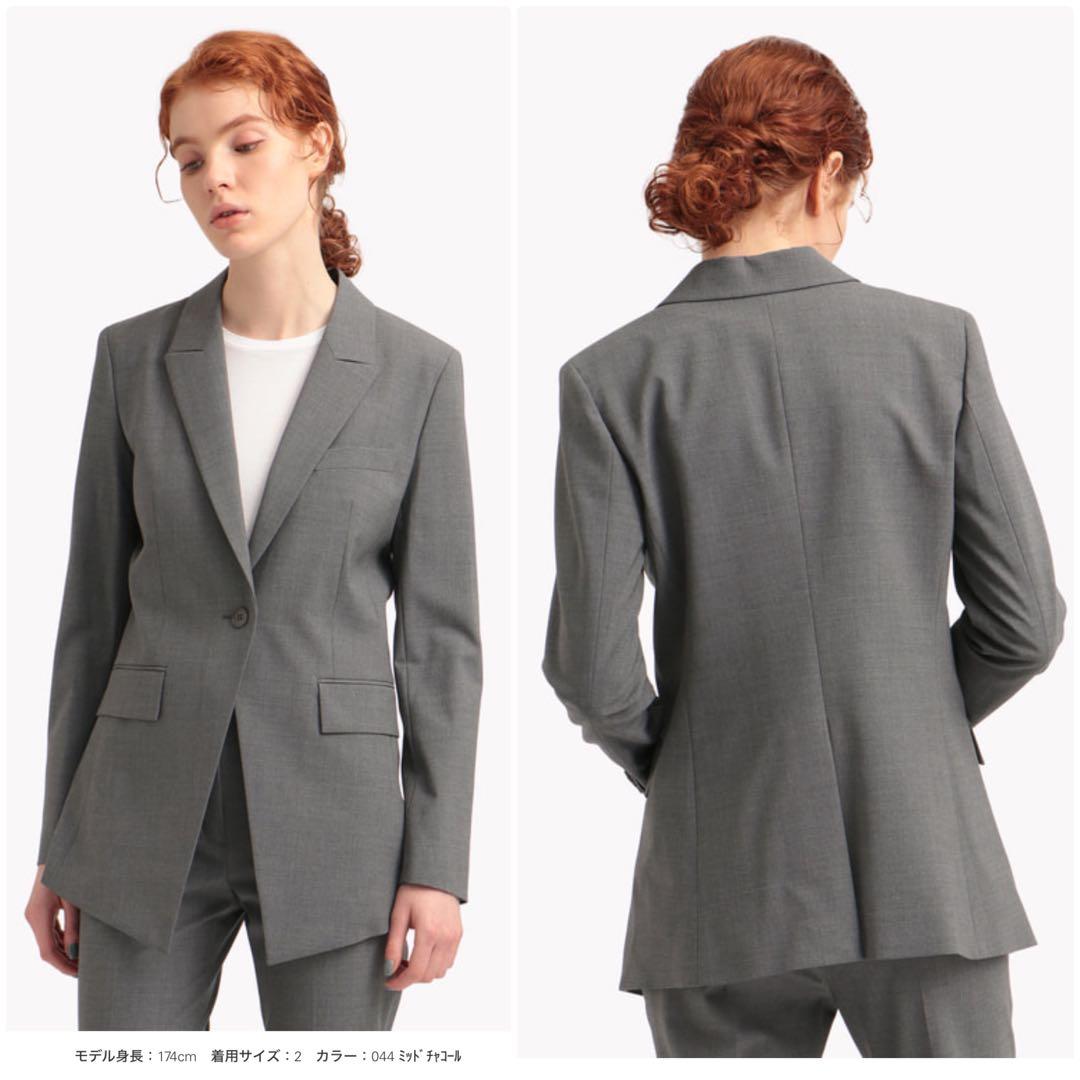 theory traceable ハウンドトゥース　千鳥格子パンツスーツ