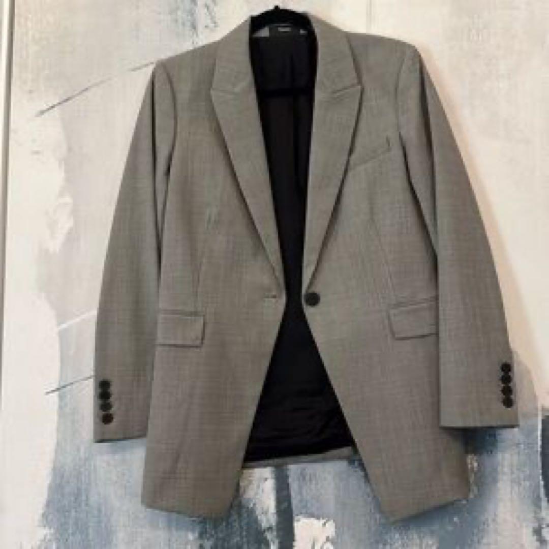 theory traceable ハウンドトゥース　千鳥格子パンツスーツ