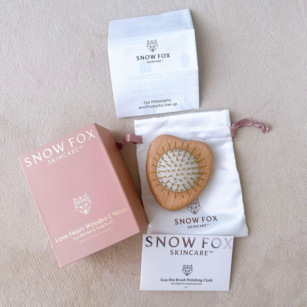  FOX カッサ ウッド ミニハート ヘアブラシセット