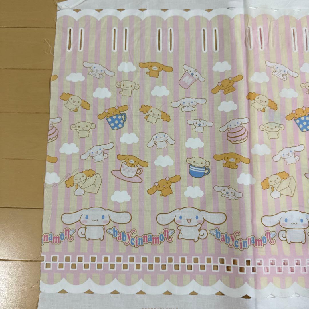①2m ベビーシナモン　カフェカーテン　2002年　サンリオ　シナモロール