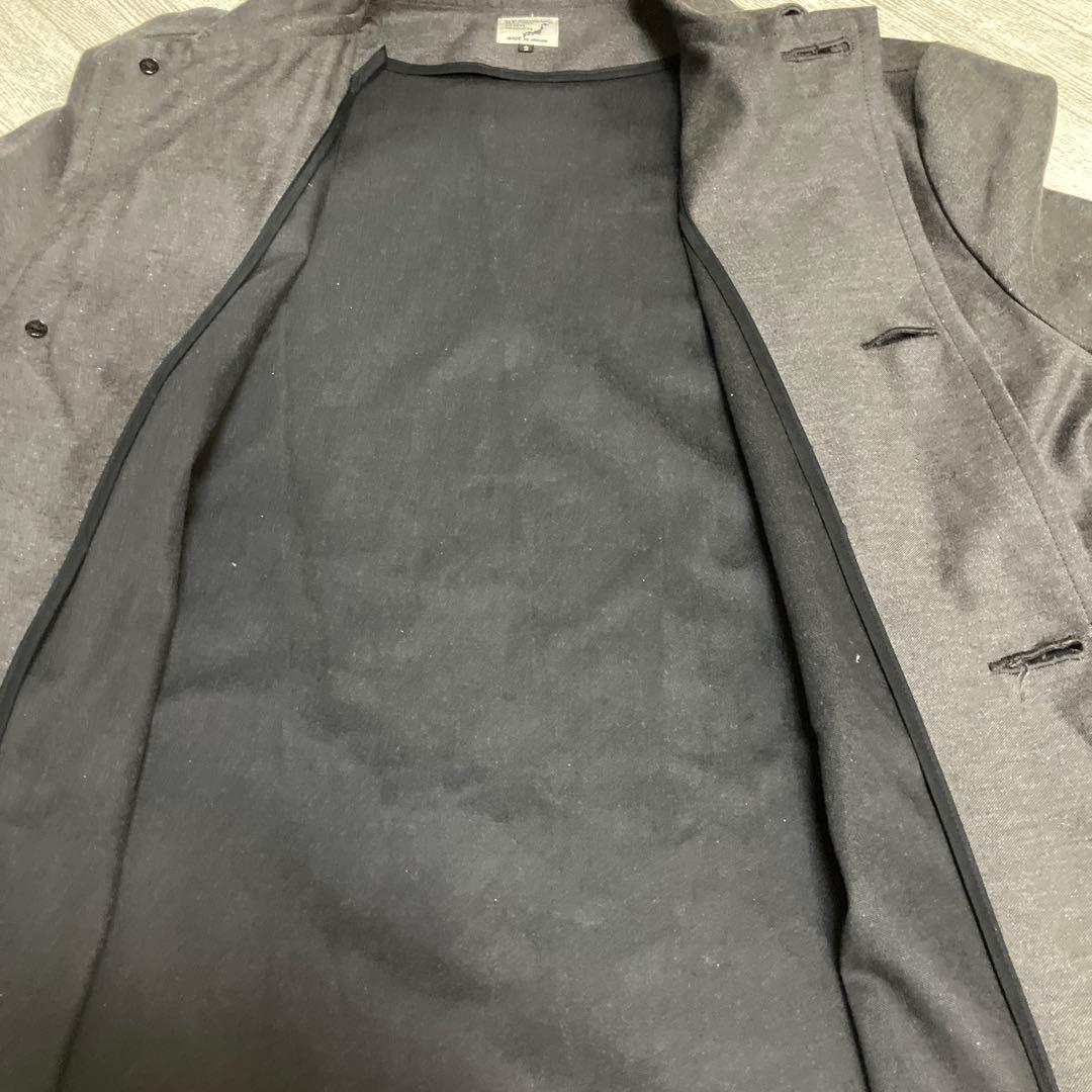 オアスロウorSlowステンカラーコートプリズナーコートsize2コットンツイル