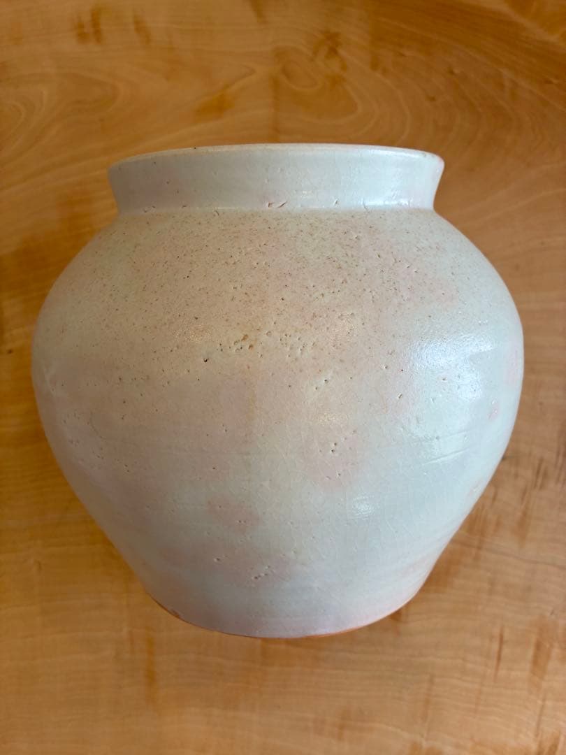 浦富焼 山下窯 辰砂釉花紋 鑑箱 吉田璋也 壺 花瓶 花器 花入 飾壺