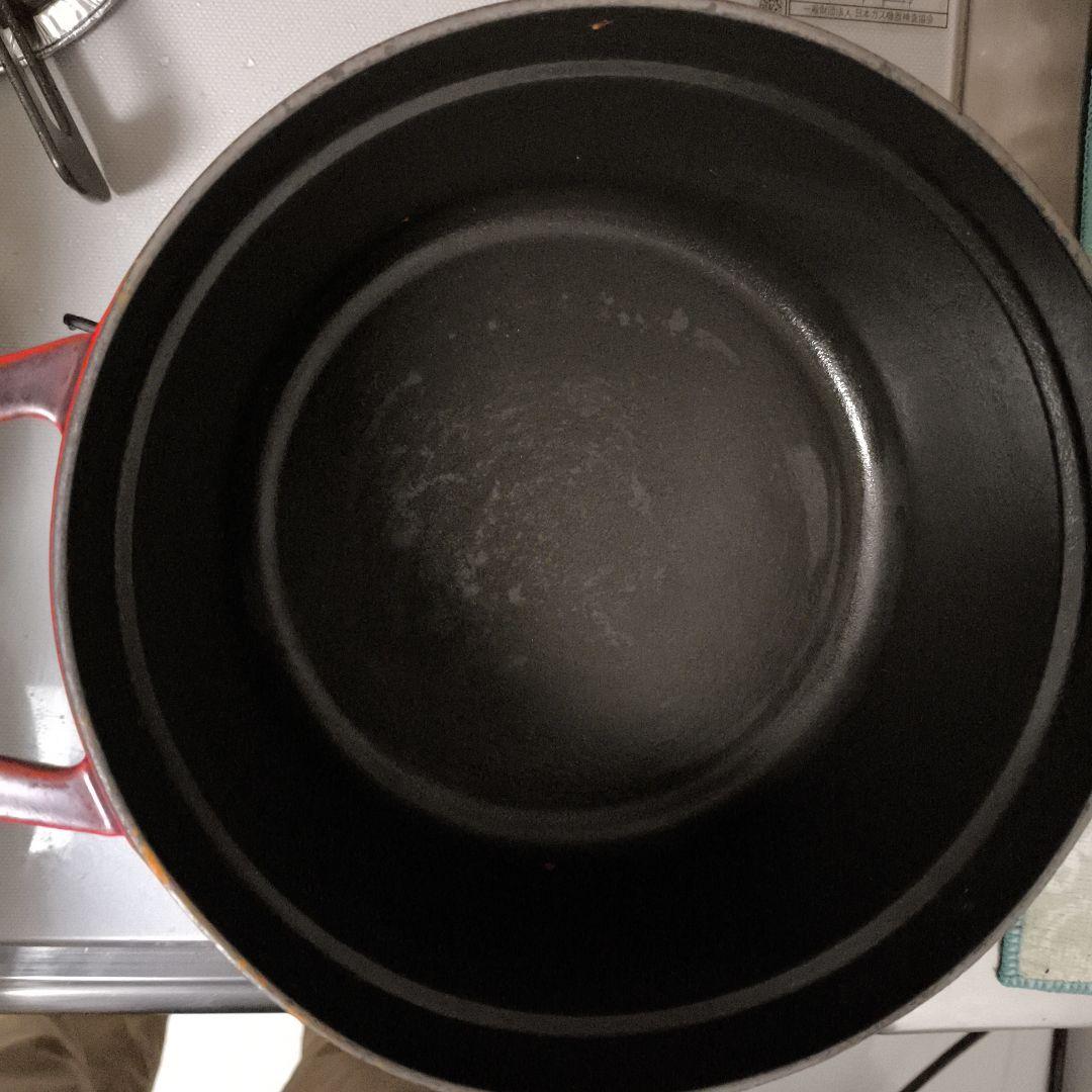 STAUB LA COCOTTE 赤 鍋 20cm 現状品