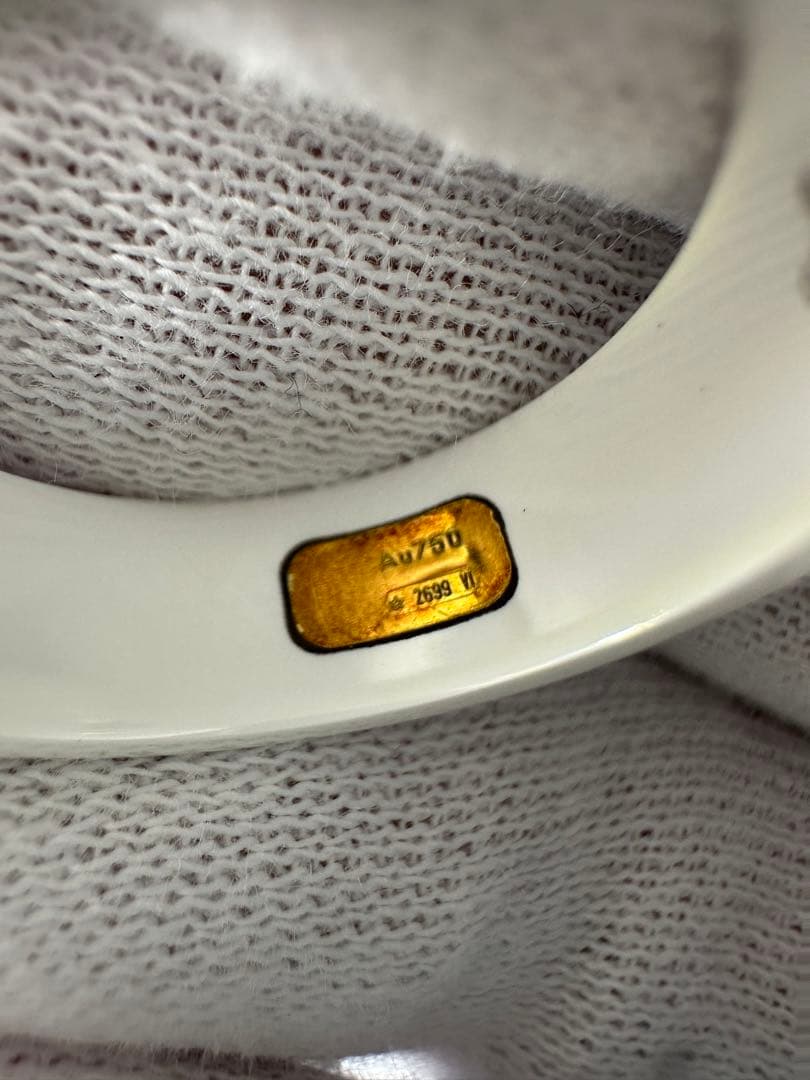 【未使用】GUCCI グッチ リング 指輪 GG ホワイト #17