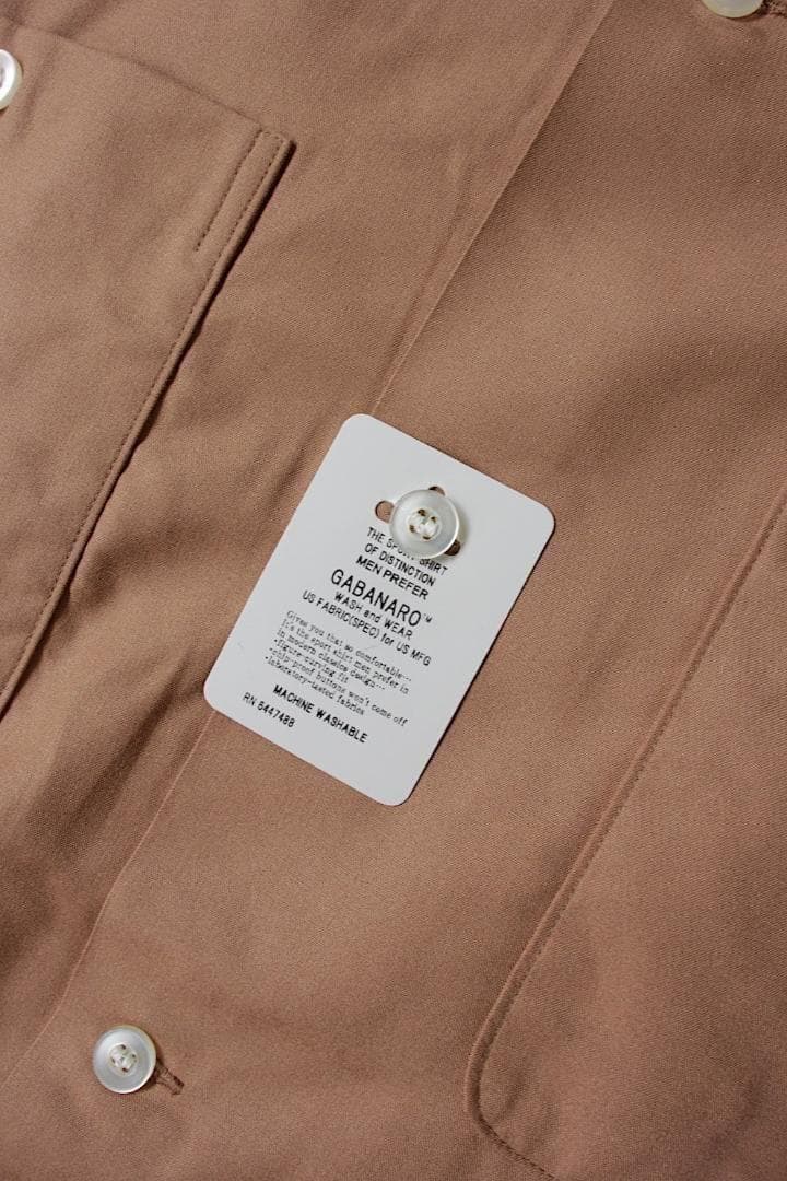 新品 A.R.P. ギャバナロ オープンカラーシャツ レーヨンループカラーシャツ