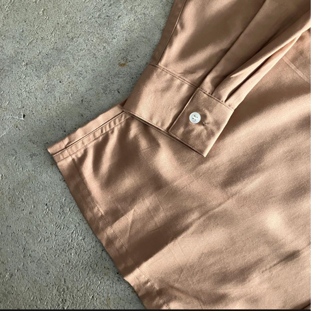 新品 A.R.P. ギャバナロ オープンカラーシャツ レーヨンループカラーシャツ