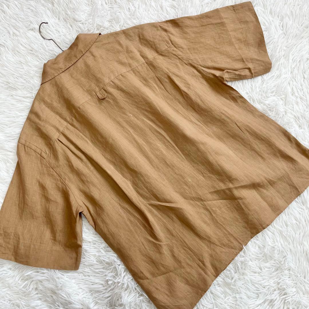 【未使用級】 23SS マーガレットハウエル リネンシャツ 定価34100円