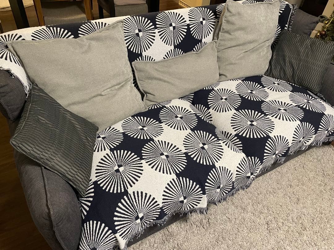 ★uji★【値下げ中】【送料込み】ニトリ 3人掛けソファ ソフティーナ