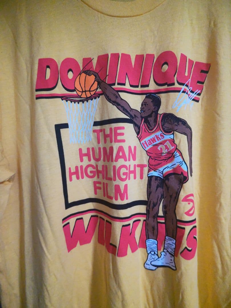 NBAレジェンドTシャツ　ドミニクウィルキンス　XL