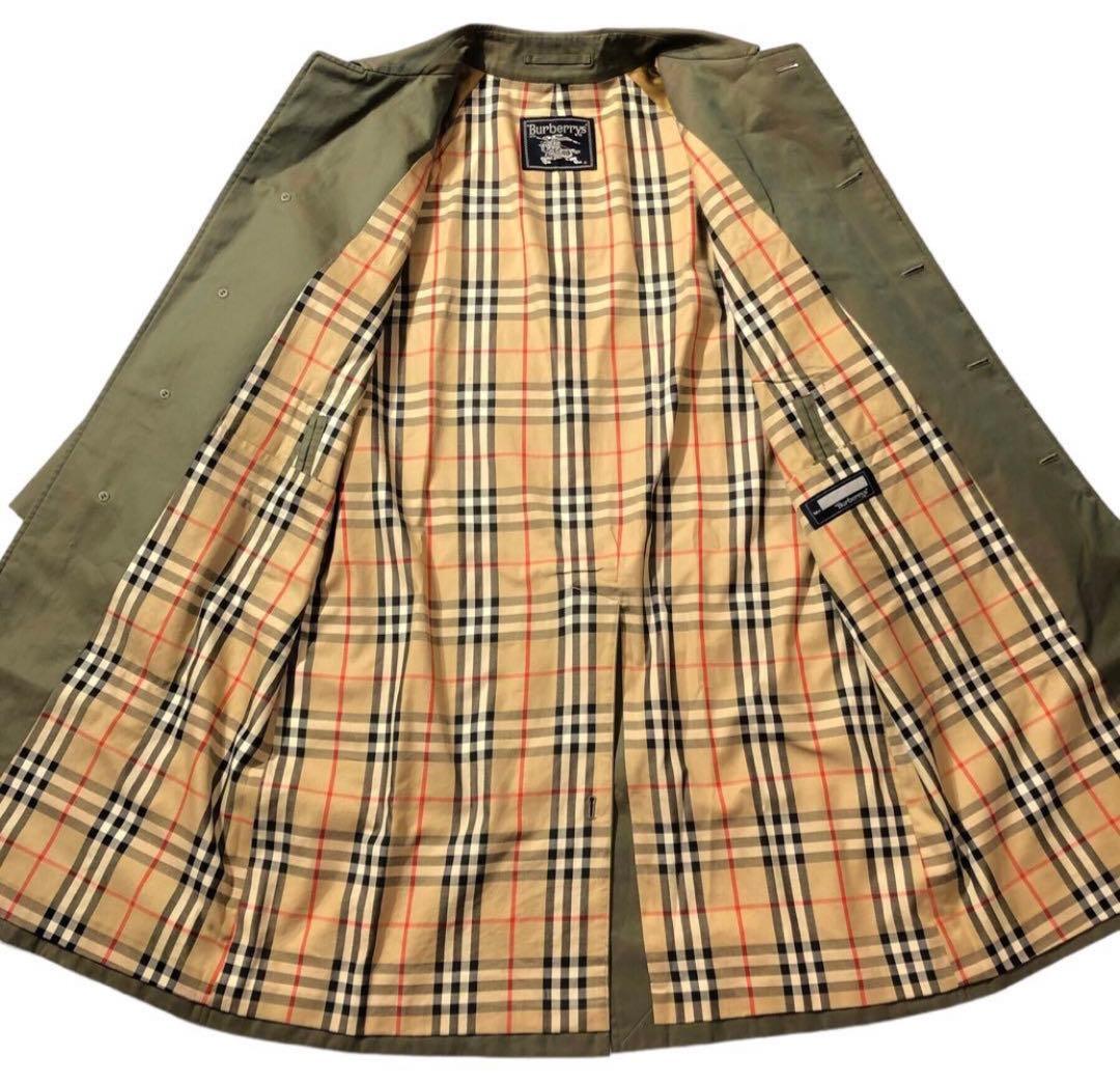 Burberrys バーバリーズ 玉虫色 タマムシカラー ステンカラー コート